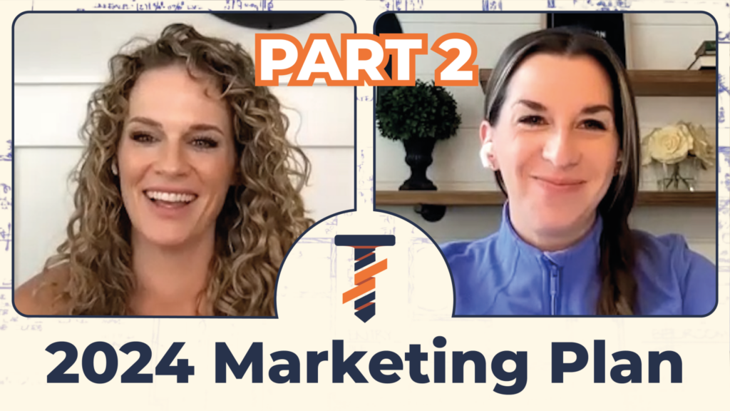 Amanda Joyce and Devon Hayes, doing a trades secrets podcast contractor Marketing by Elevation Marketing