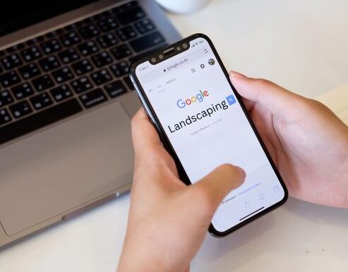 google search for landscaping