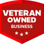 Veteran-owned business logo by Elevation Marketing