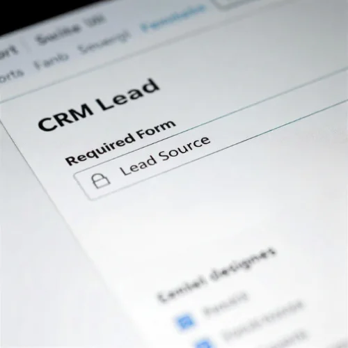 CRM lead view