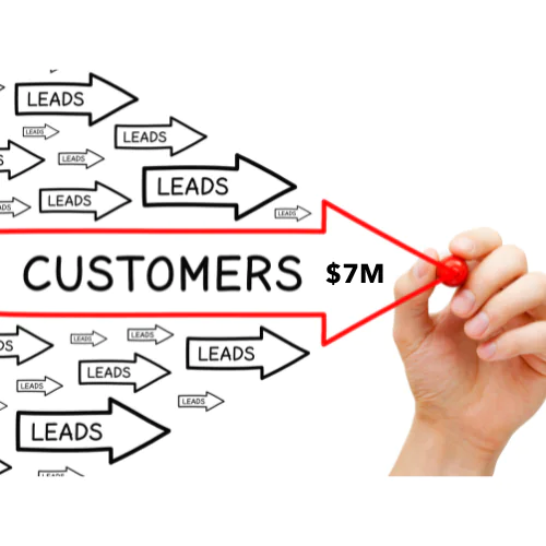 Lead graphics with arrow